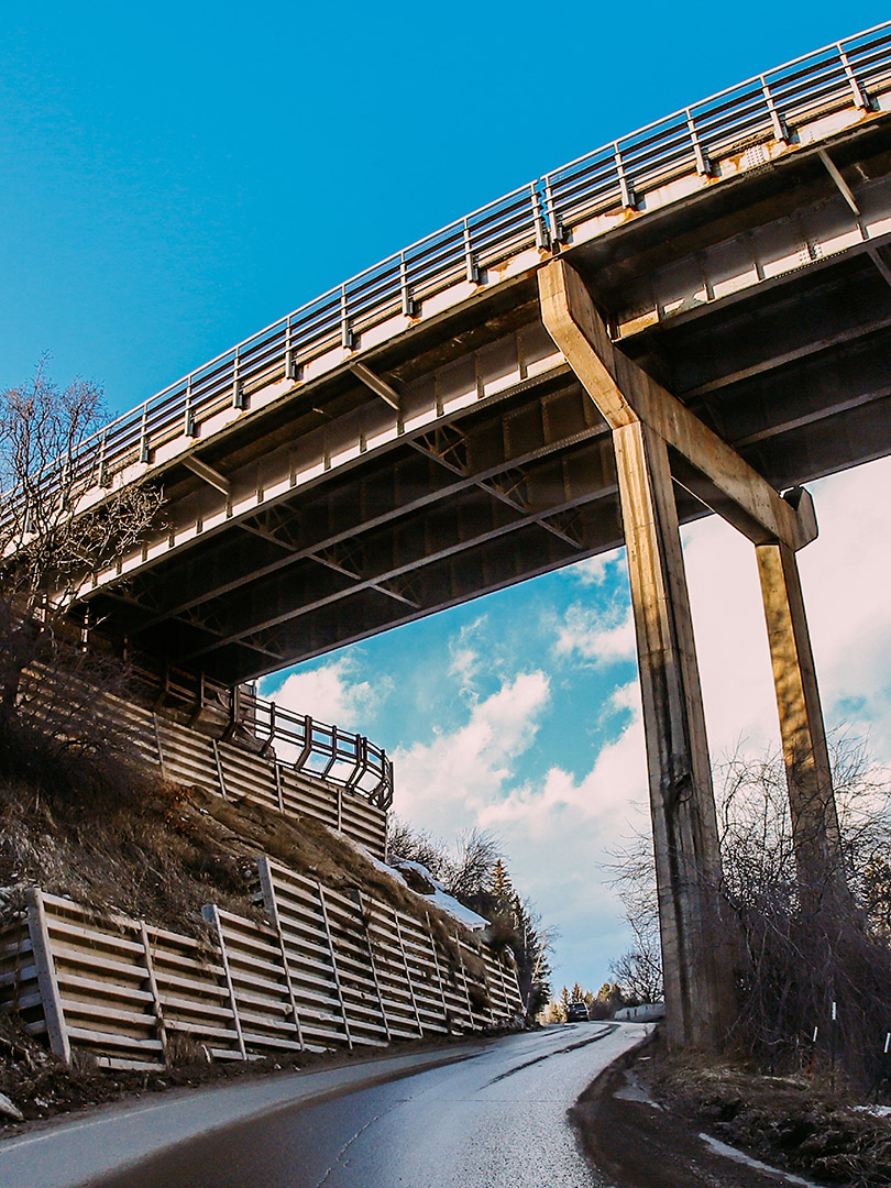 View of Castle Creek Bridge
